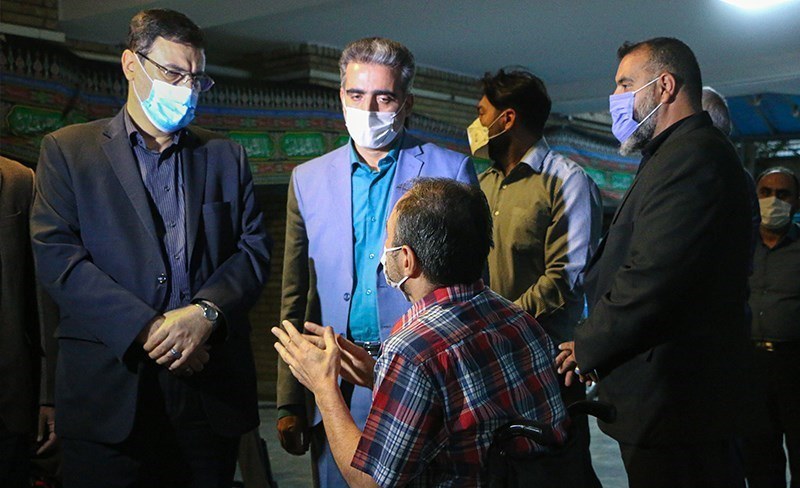 بازدید رئیس بنیاد شهید از آسایشگاه ثارالله