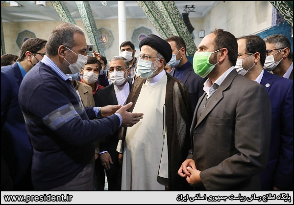تصاویری از حضور رئیسی در دانشگاه تهران