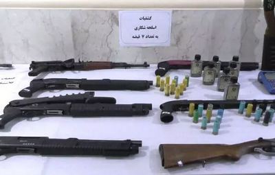 شبکه قاچاق سلاح و مهمات جنگی در خوزستان کشف شد