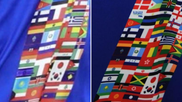 بازیکنان تیم ستارگان عرب پرچم جعلی رژیم صهیونیستی را مخدوش کردند