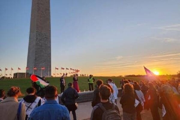 تجمع حامیان فلسطین در واشنگتن