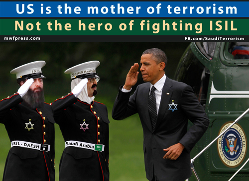 احترام نظامی خلیفه داعش به اوباما!+ عکس