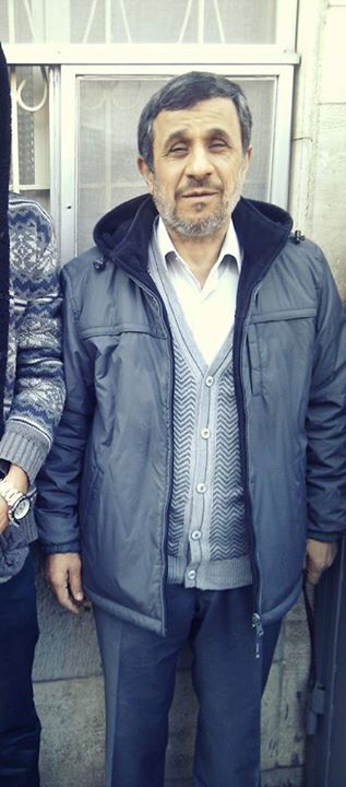 تیپ زمستانی محمود احمدی نژاد +عکس