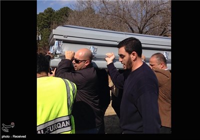 خاکسپاری ۳ مسلمان کشته شده در آمریکا+تصاویر