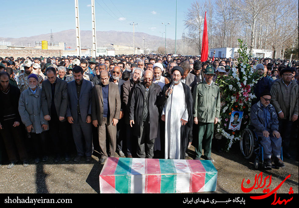 تصاویر/مراسم تشییع و خاکسپاری پیکر شهید بیژن شفیعیان