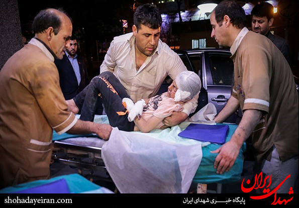 تصاویر/ مصدومان شب چهارشنبه آخر سال - بیمارستان ۱۵ خرداد