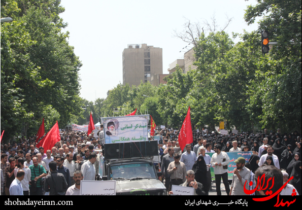 تصاویر/ راهپیمایی نمازگزاران تهرانی در حمایت از امر به معروف ونهی از منکر