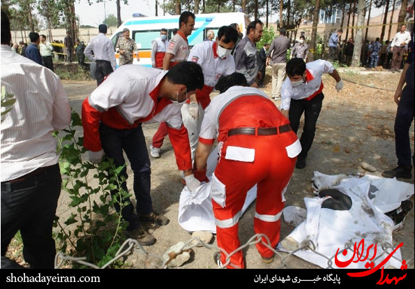 تصاویر هوایی از سقوط هواپیما در شهرک آزادی