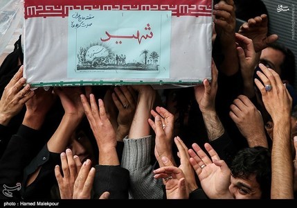عکس/ تشییع 45شهید گمنام در روز عاشورا