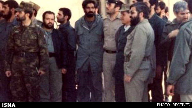 هاشمی رفسنجانی و حسن روحانی با لباس نظامی+عکس