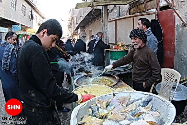 تصاویر/ پذیرایی صلواتی