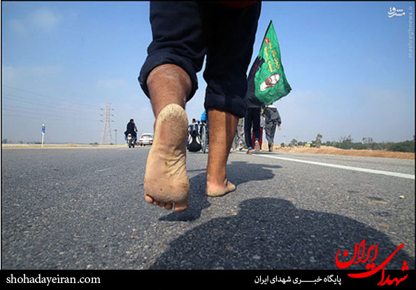 عکس/ پیاده روی اربعین حسینی از ایران تا کربلا