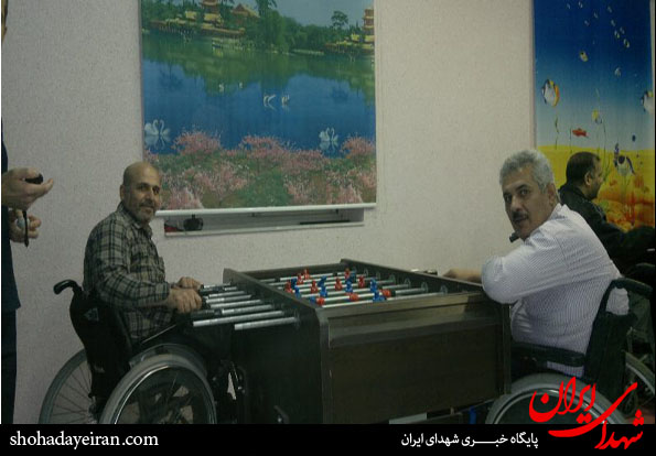 تصاویر/ مسابقات فوتبال دستی جانبازان