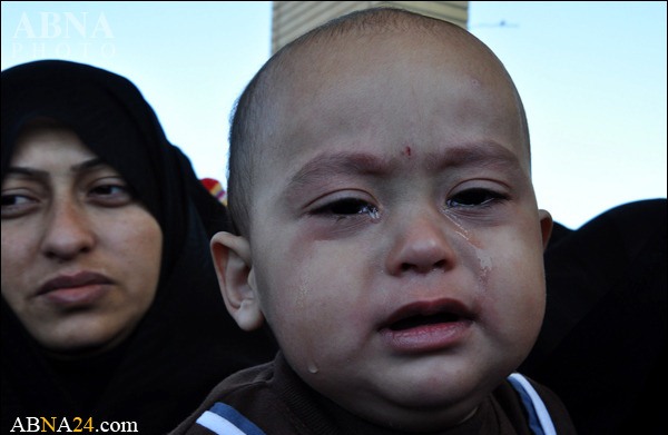 اشک‌های‌ یتیمانه‌ فرزند شهید دانایی‌فر + عکس