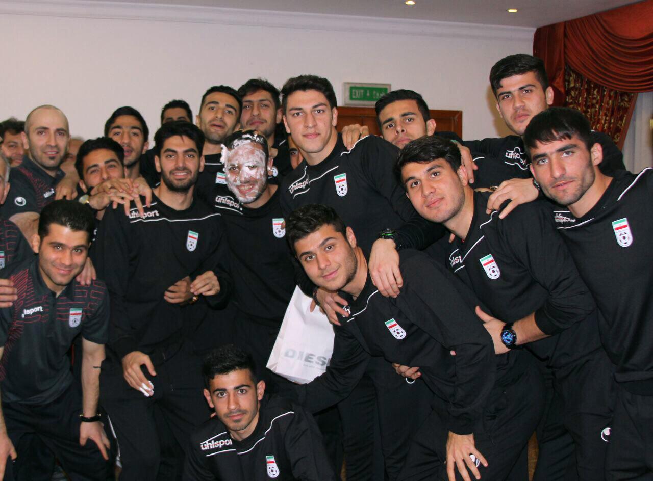 جشن تولد برای مدافع پرسپولیس در دبی +عکس