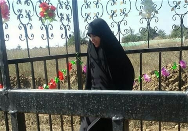 محل شهادت سردار ایرانی در عراق زیارتگاه شد+عکس