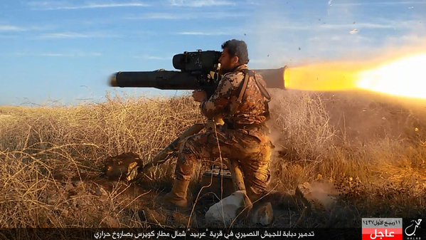 موشک‌های آمریکایی در دستان داعشی ها+عکس
