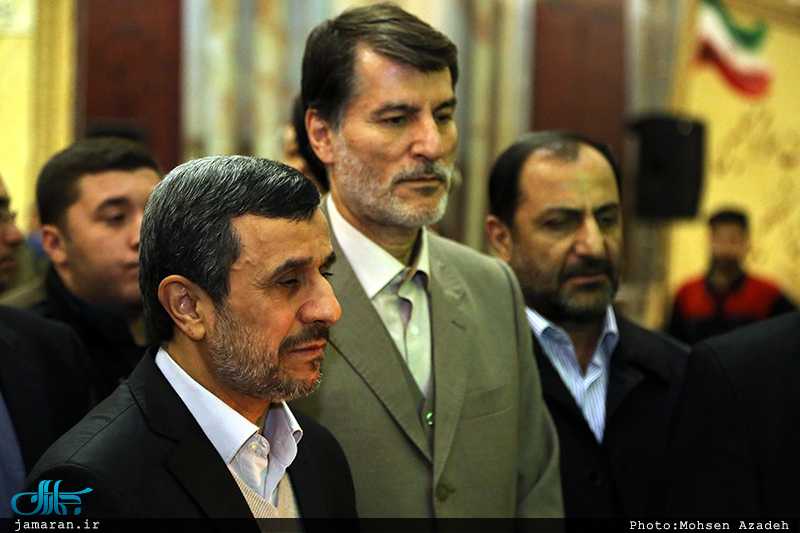 حواشی حضور احمدی‌نژاد در حرم امام(ره) +تصاویر