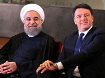 نشست خبری روحانی زیر سایه فاتح ایران+عکس