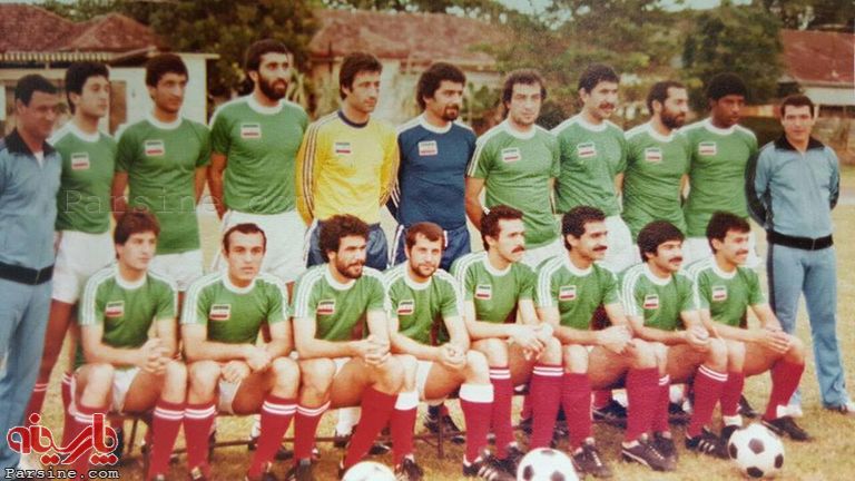 تیم ملی فوتبال ایران در اوایل دهه شصت +عکس
