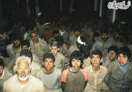 تصویری از اسرای ایرانی در اردوگاه عراق +عکس