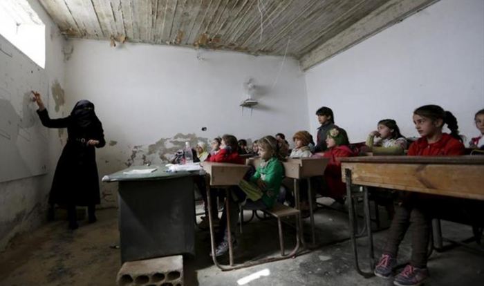 تصاویر رویترز از تحصیل کودکان سوری