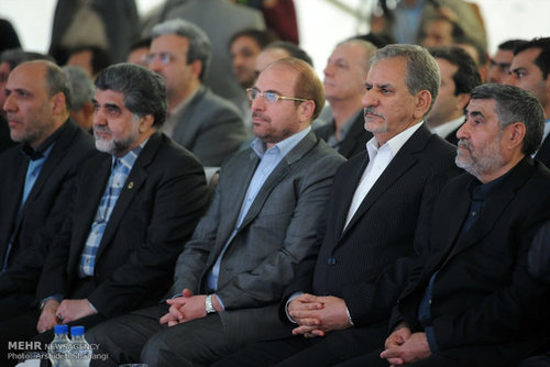 جهانگیری و قالیباف در افتتاح متروی فرودگاه+عکس