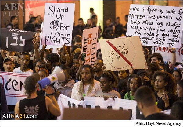 افزایش تظاهرات ضدنژادپرستی در تل آویو + تصاویر