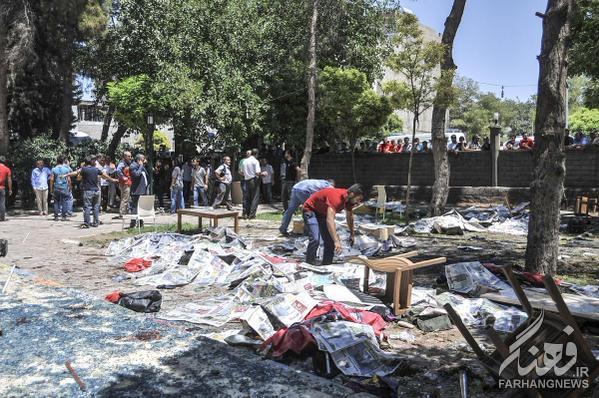 اولین تصاویر از انفجار مهیب در مرز ترکیه و سوریه