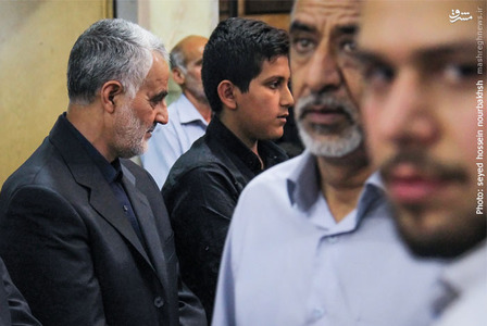 احمدی‌نژاد در بزرگداشت فرمانده شهید سپاه بدر +عکس