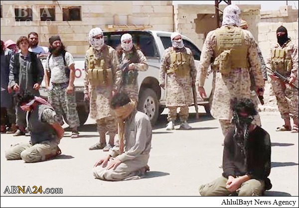 اعدام جوانان سوری توسط داعش/عکس