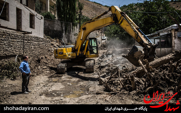 عکس/منطقه سیل زده سیجان استان البرز بعد از گذشت دو هفته در حال بازسازی است.