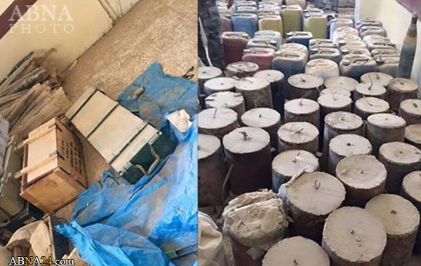 کشف کارگاه تولید بمب داعش در عراق + تصاویر