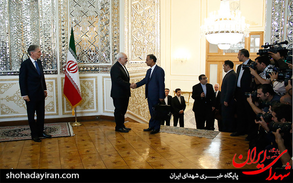عکس/دیدار وزرای خارجه ایران و انگلیس