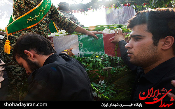 عکس/مراسم تشییع پیکر دو شهید گمنام در بوستان زمزم-1