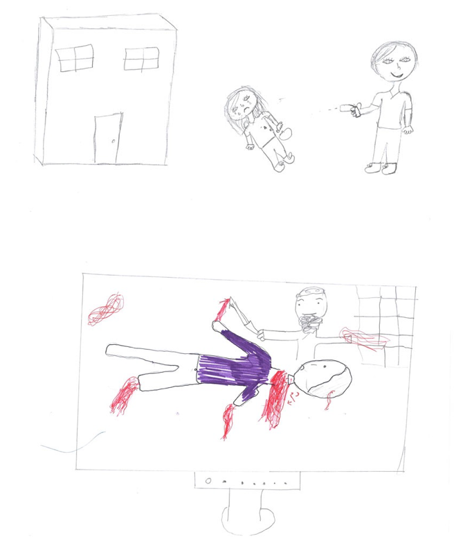جنگ در نقاشی کودکان سوری +تصاویر