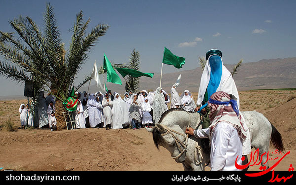 عکس/بازسازی واقعه غدیرخم در کرمان