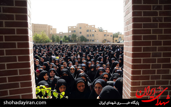 عکس/مراسم استقبال از خانواده شهید ستار یکه زارع در دانشگاه قم