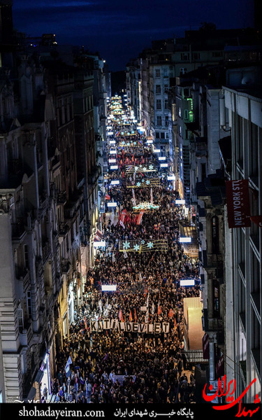 عکس/ تظاهرات در استانبول برای برکناری اردوغان