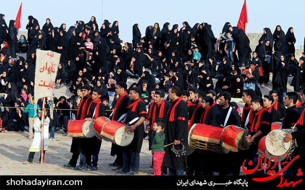 عکس/تعزیه ورود کاروان امام حسین (ع) به سرزمین کربلا