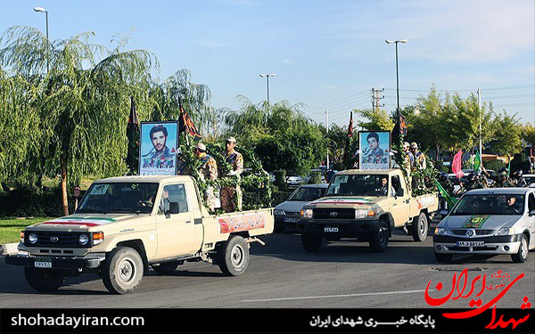 عکس/استقبال از پیکر مطهر دو شهید دفاع مقدس در زنجان