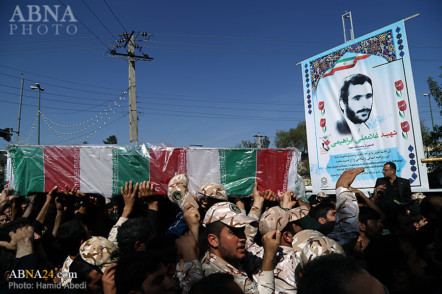 تصاویر/ تشییع شهید قمی مدافع حرم حضرت زینب(س)