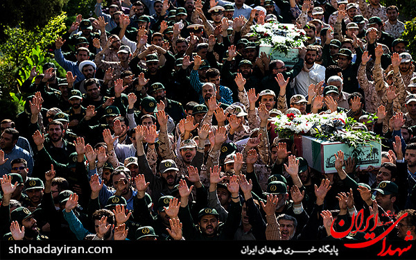عکس/تشییع پیکر دو شهید گمنام در تهران