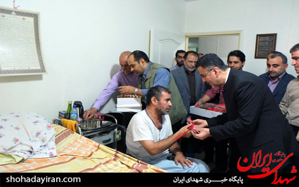 عکس/دیدار رئیس سازمان سینمایی با جانبازان آسایشگاه شهید بهشتی