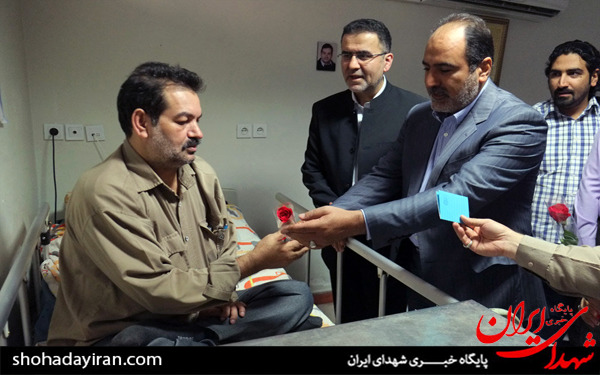 عکس/دیدار رئیس سازمان سینمایی با جانبازان آسایشگاه شهید بهشتی