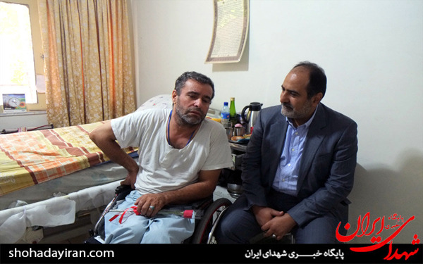 عکس/دیدار رئیس سازمان سینمایی با جانبازان آسایشگاه شهید بهشتی