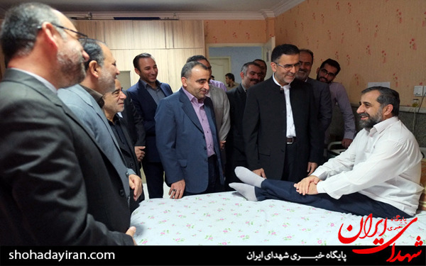 عکس/دیدار رئیس سازمان سینمایی با جانبازان آسایشگاه شهید بهشتی