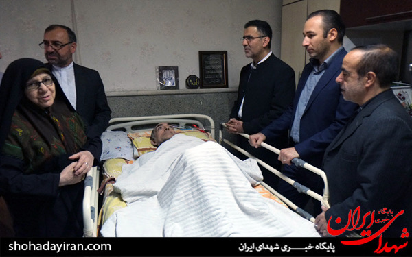 عکس/دیدار رئیس سازمان سینمایی با جانبازان آسایشگاه شهید بهشتی