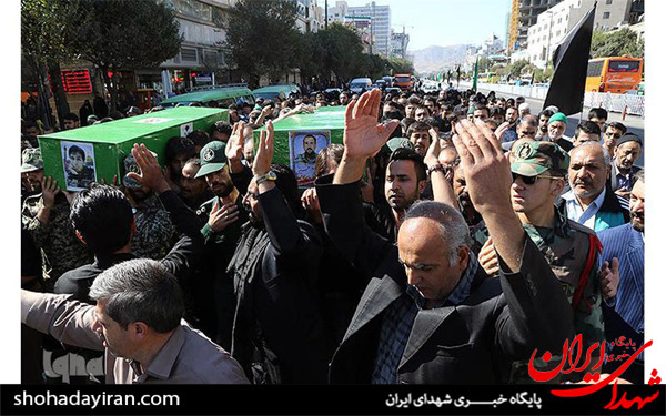 عکس/ تشییع پیکر دو شهید مدافع حرم در مشهد مقدس