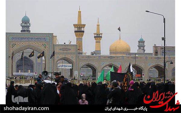عکس/عزاداری حسینی در مشهد مقدس